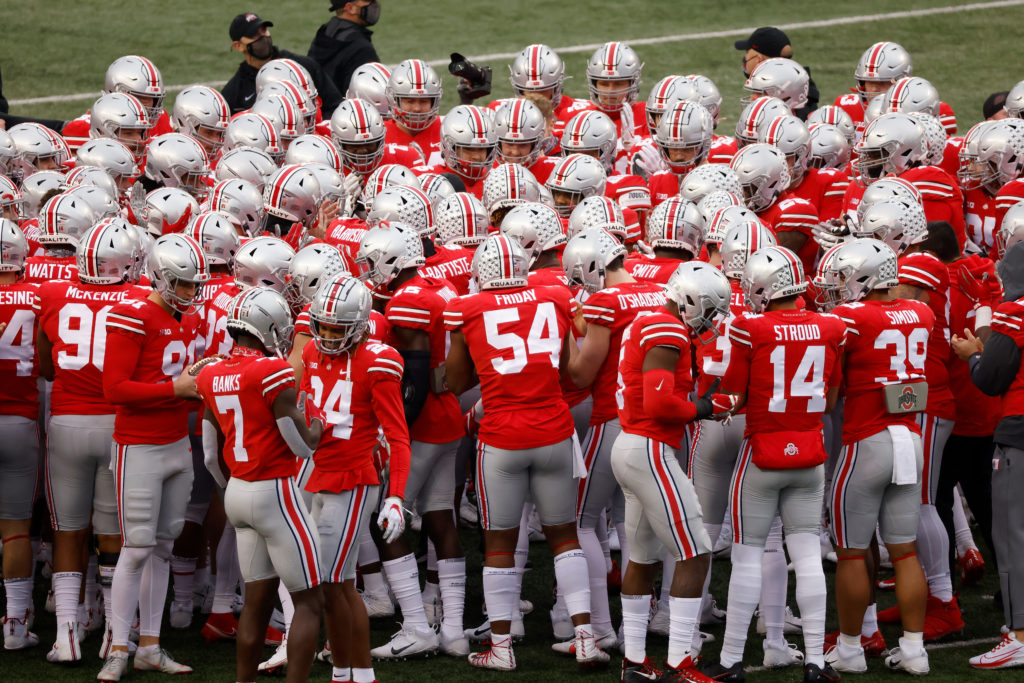 Ohio State plays Indiana at Ohio stadium on Saturday, November 21, 2020.