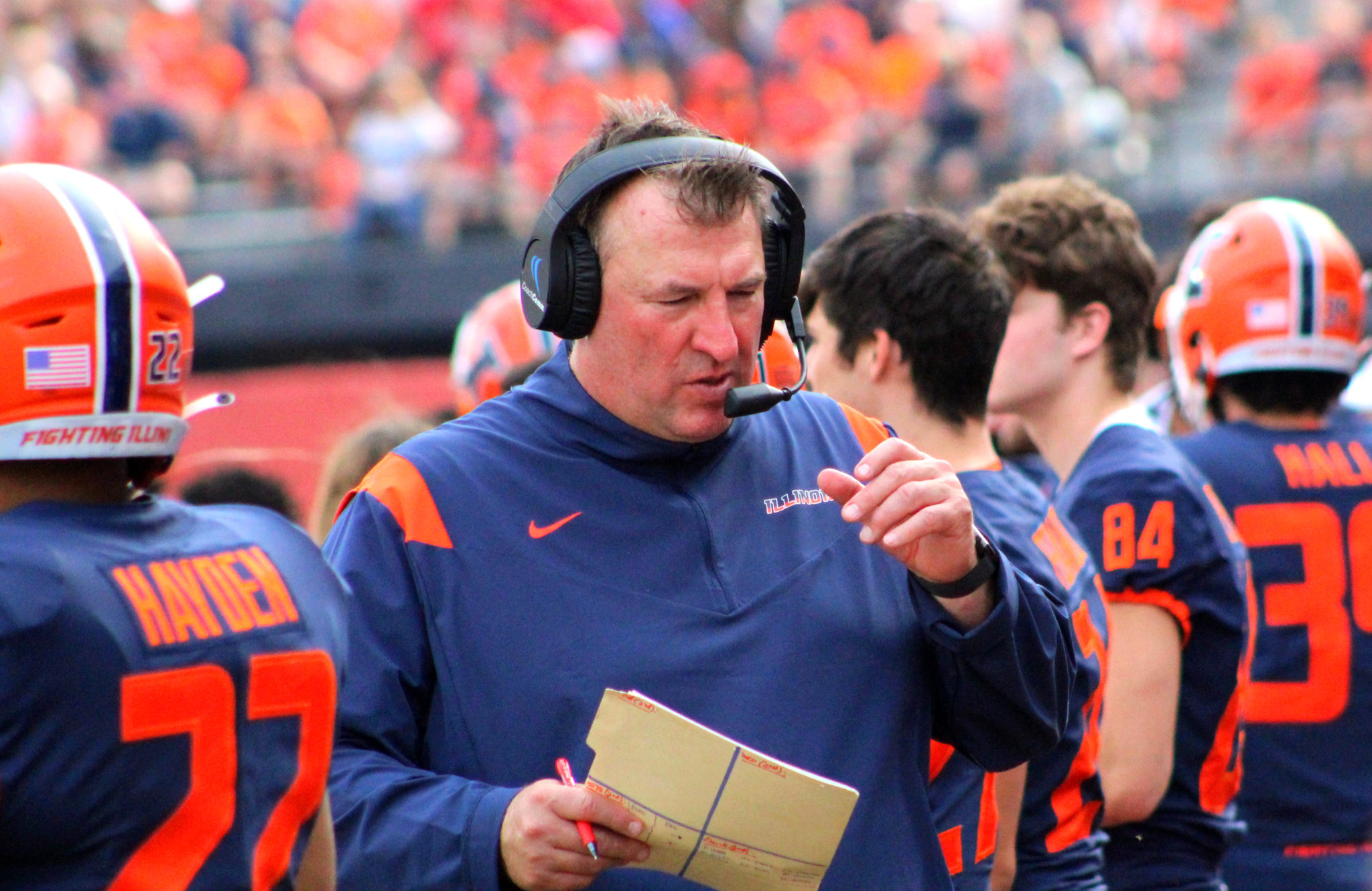 Bret Bielema striving to set the bar high for Illinois football - Stay ...