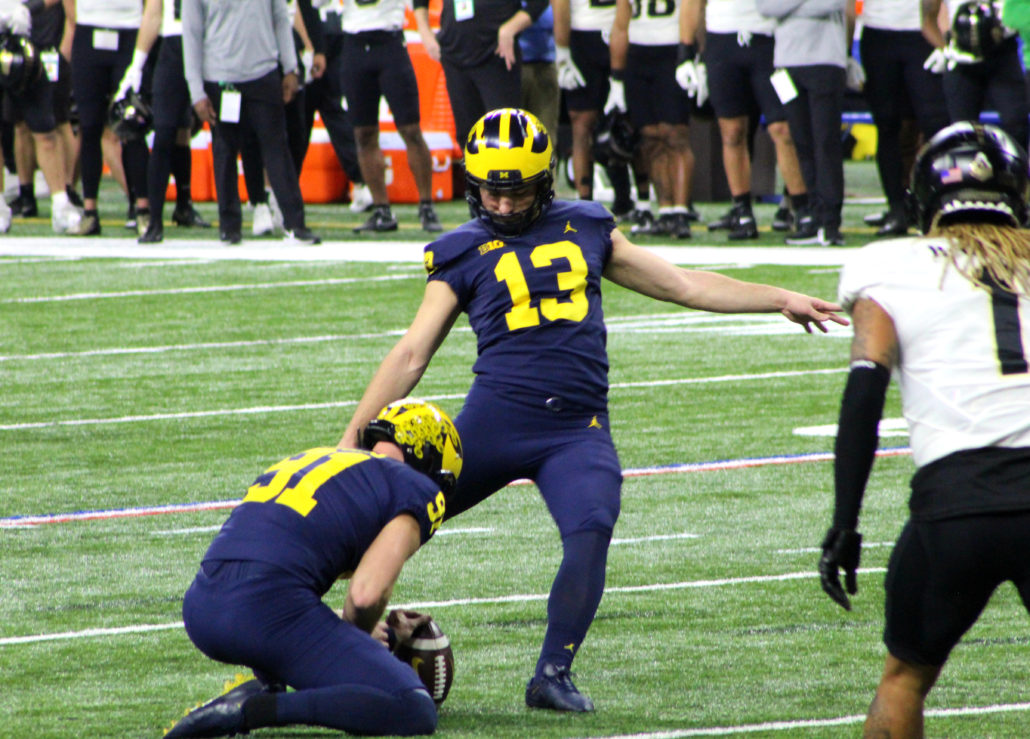 Jake Moody, Michigan Wolverines Football