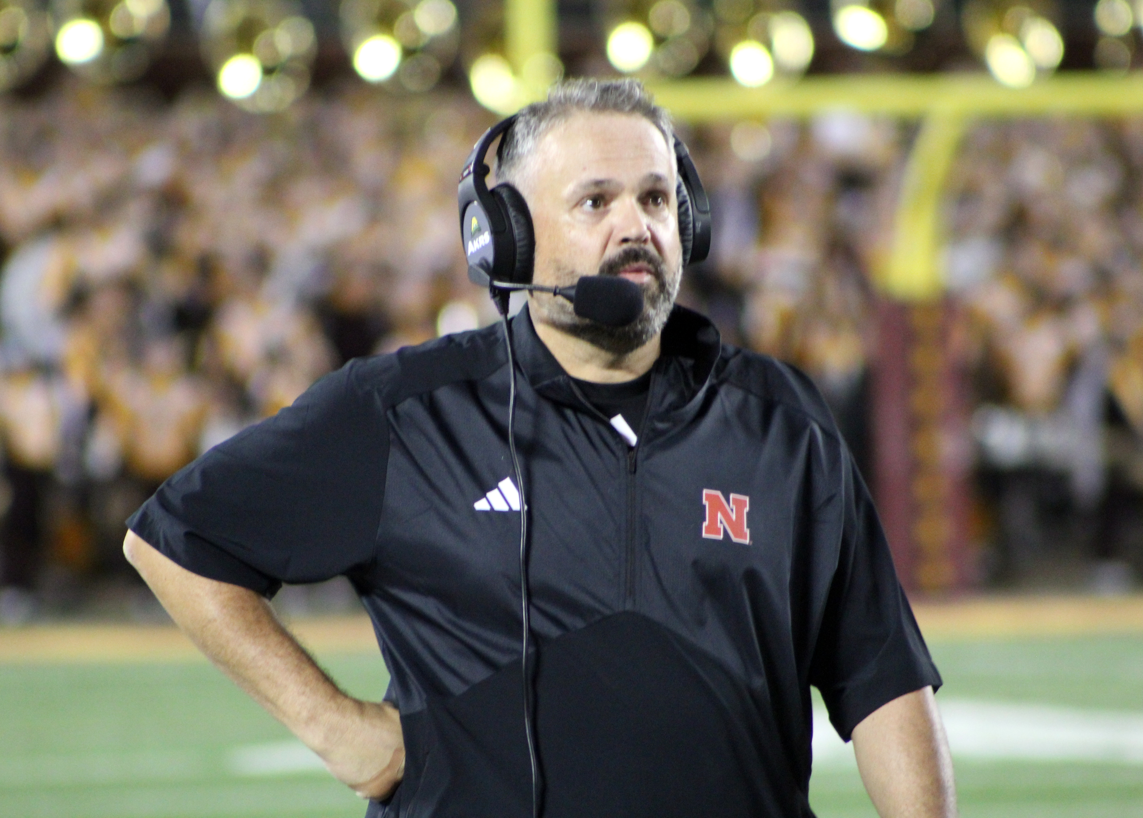 Nebraska head coach Matt Rhule wants players to attack 