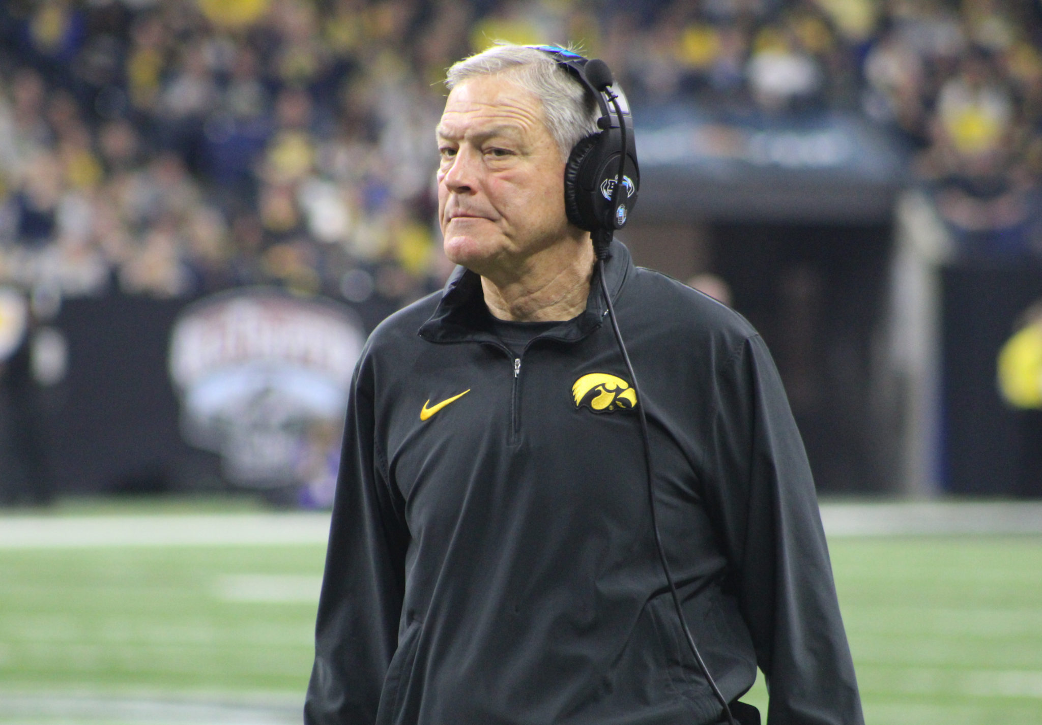 Kirk Ferentz Proud Of His Players Despite Lopsided Loss To Michigan