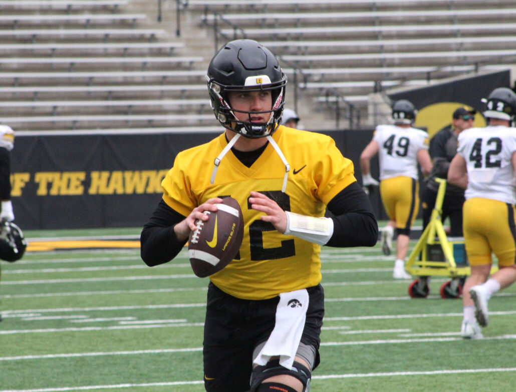 Cade McNamara expects epic battle for Iowa’s best gunslinger