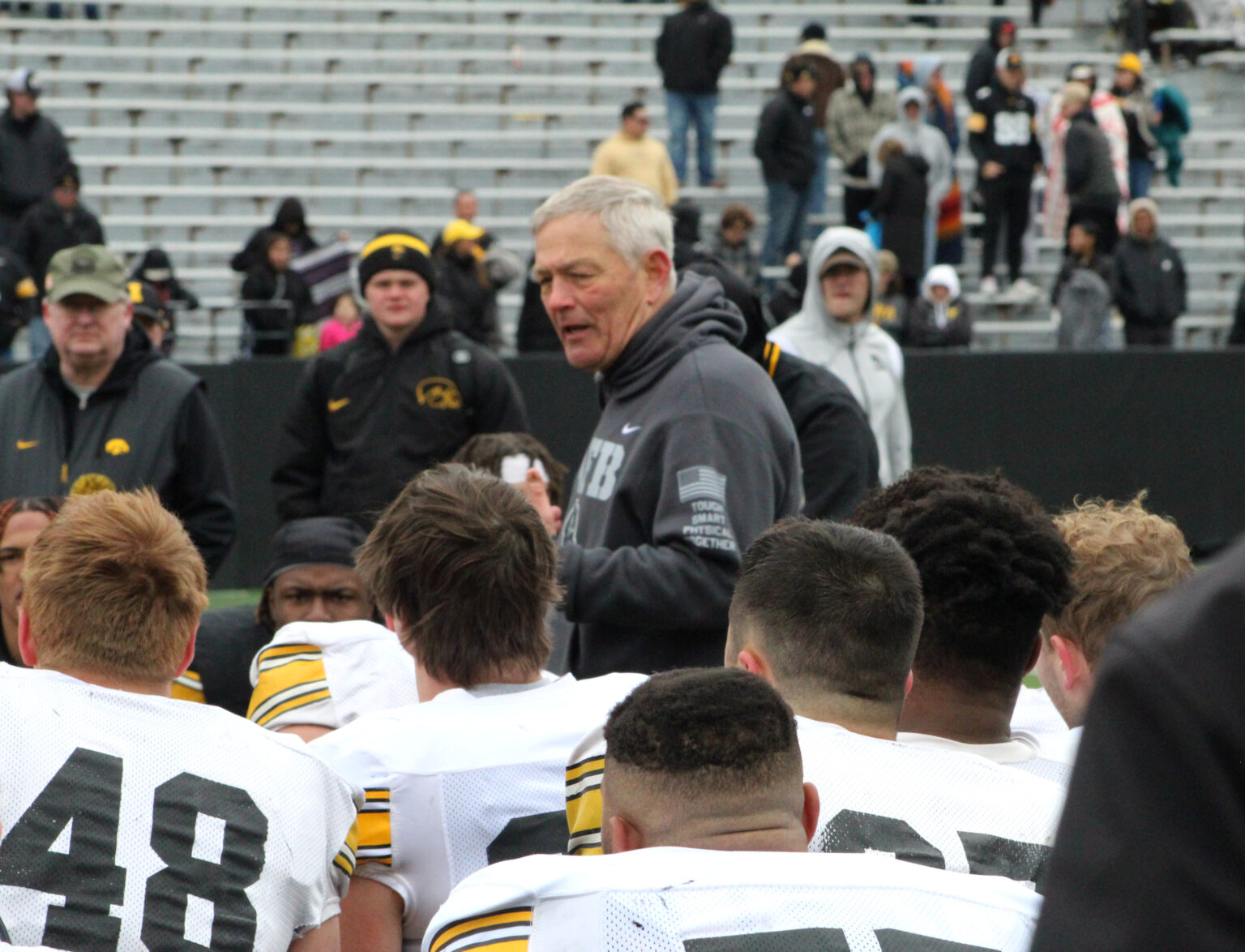 Kirk Ferentz content with Hawkeyes after final spring scrimmage - Stay ...