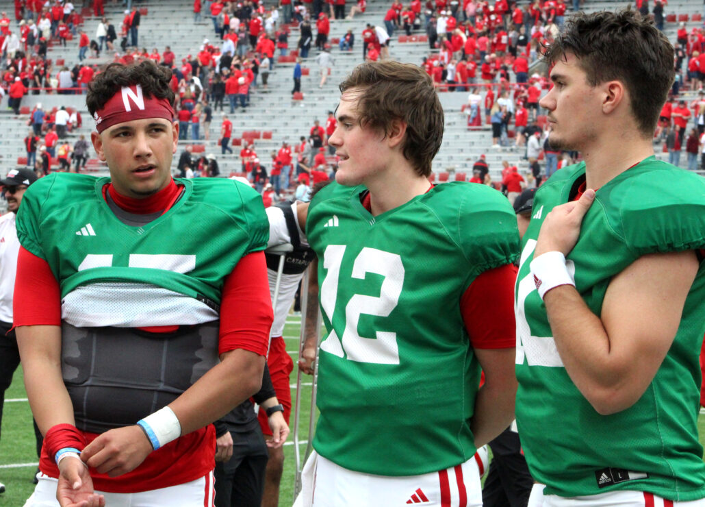 Matt Rhule appreciates the talent Nebraska has in the quarterback room