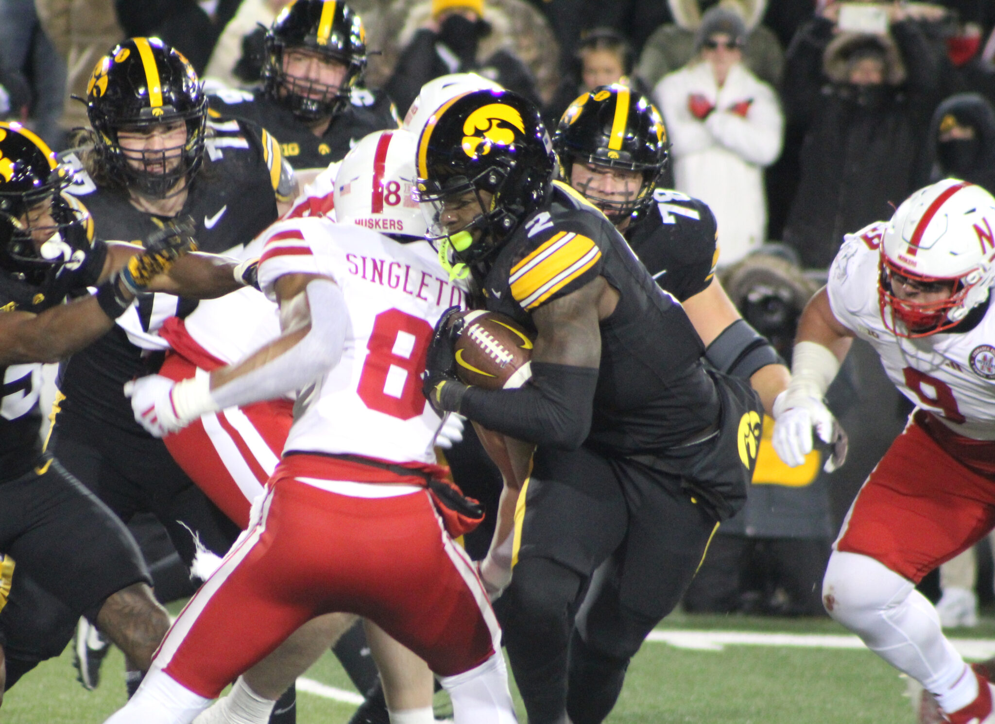 Kaleb Johnson cements legacy with Iowa after stellar performance - Stay